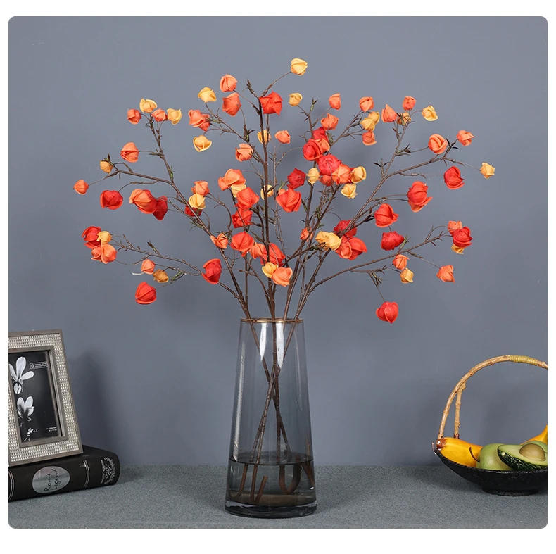 Description Picture 6 of itemArtificial Lanterns, Red Berries, Holiday Decorations, Artificial Flowers, Indoor Dry Flower Ornaments