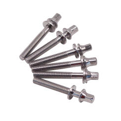 M6 common use standard outer square head bolts drum bolts silver drum screws 40mm 45mm 50mm 55mm length 6 pieces 1 lot