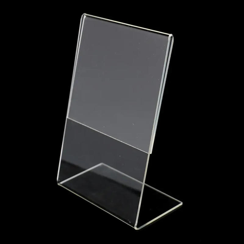 Description Picture 4 of itemPhoto Booth Frames Clear Acrylic Display, Slanted Back Vertical Standing Plastic Picture Or Display Sign Holder With Inserts