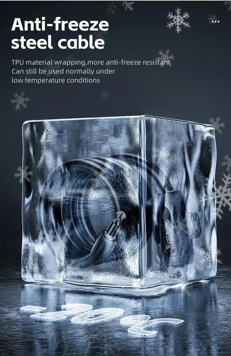 Description Picture 6 of itemWEST BIKING Antifreezing Bicycle Cable Lock Portable Anti-Theft Bike Wire Lock With 2 Keys E-Bike Scooter Motorcycle Safety Lock