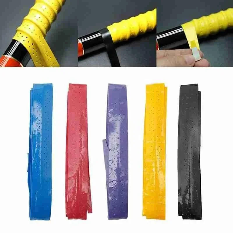 Description Picture 6 of item6 Colors Brand Anti-slip Racket Grip Badminton Overgrips Sweatband Outdoor Sports Accessories Tennis Tape Hand Grips