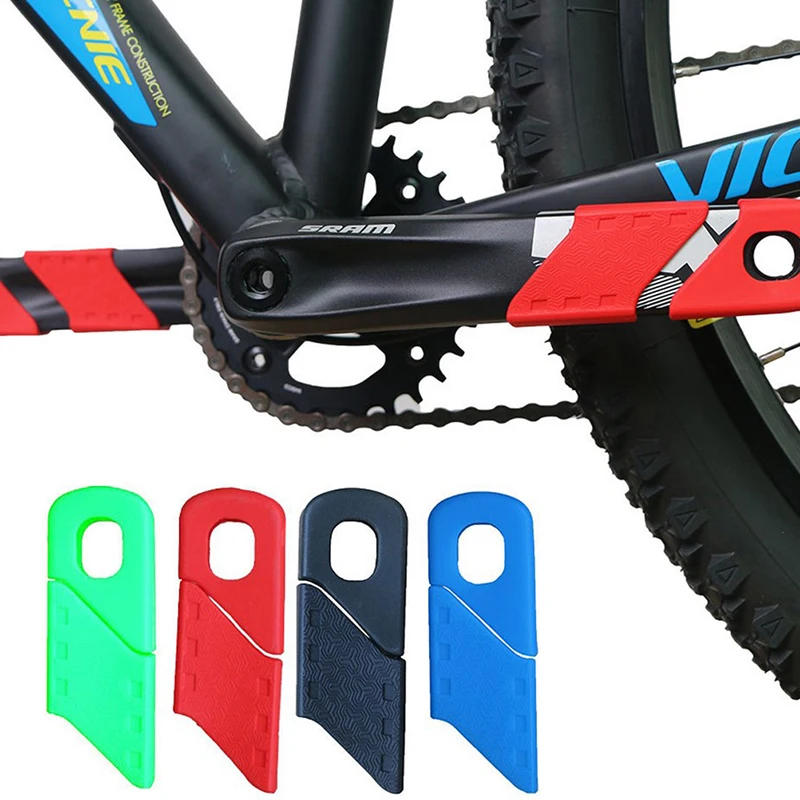 Description Picture 2 of item1set Universal Mountain Bicycle Crankset Arm protect Boot Cap Crank Set Protect