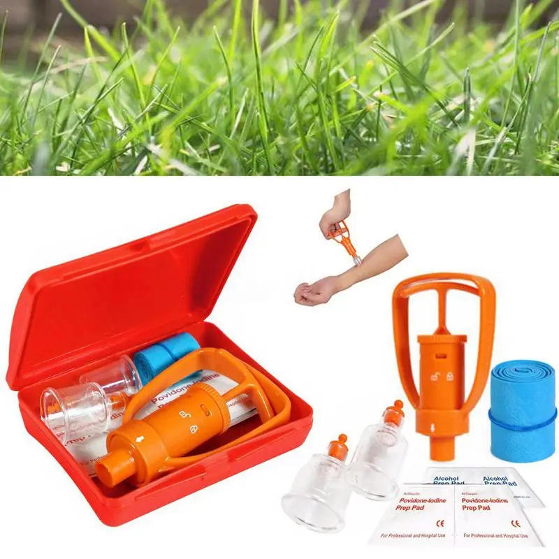 Description Picture 6 of itemVenom Extractor Pump First Aid Safety Kit Emergency Snake Bite Outdoor Camping Survival Tool SOS
