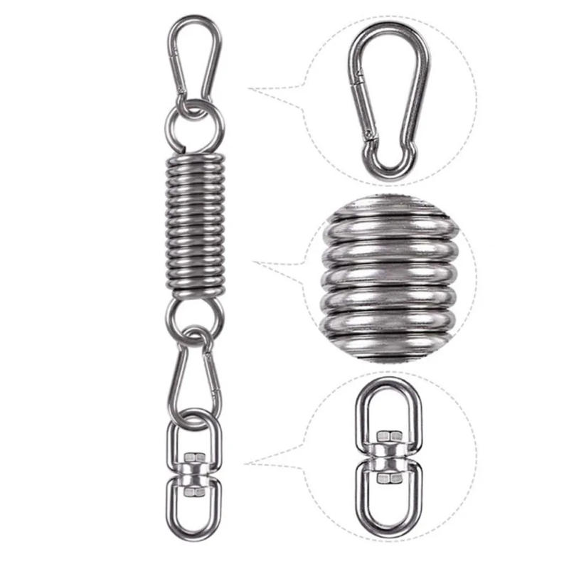 Description Picture 3 of itemSuspension Chair Swing Spring Hanging Basket Buffer Stainless Steel Spring Outdoor Swing Chair  Accessories