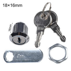 Head Diameter: 23.5 Mm Office Lock Mailbox Lock Metal Alloy 16/20/25/30mm Cylinder Cabinet High Quality Household Hardware