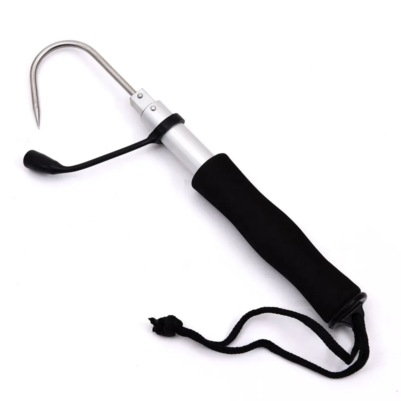 Description Picture 6 of itemTelescopic Sea Fishing Gaff Stainless Aluminum Alloy Spear Hook Tackle