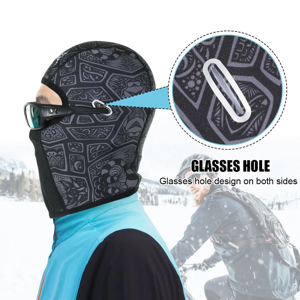 Description Picture 4 of itemWinter Fleece Balaclava Cycling Full Face Mask Neck Warmer Hiking Skiing Helmet Liner Sports Snowboard Scarf Hood Cap Men Women