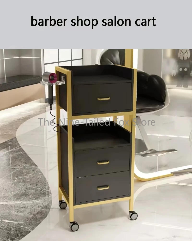Description Picture 2 of itemBeauty Salon Tray Auxiliary Car Wheels Cleaning Cart Professional Furniture Hairdresser Aesthetic Carrello Reception Barber