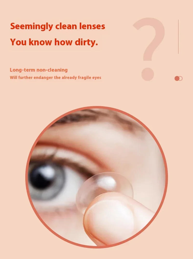 Description Picture 4 of itemPortable Automatic Cleaning Contact Lens Cleaner Machine with Timer Ultraviolet Sterilization Magnetic Suction Cleaning Machine