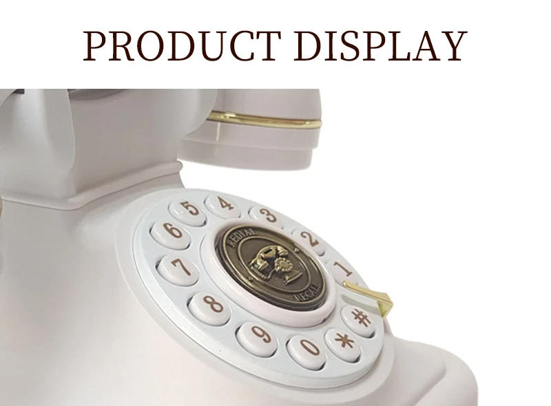 Description Picture 6 of itemClassic Audio Blessing Guest Book Phone Wedding Banquet Buest Voice Message Signature Book Confession Voicemail Telephone