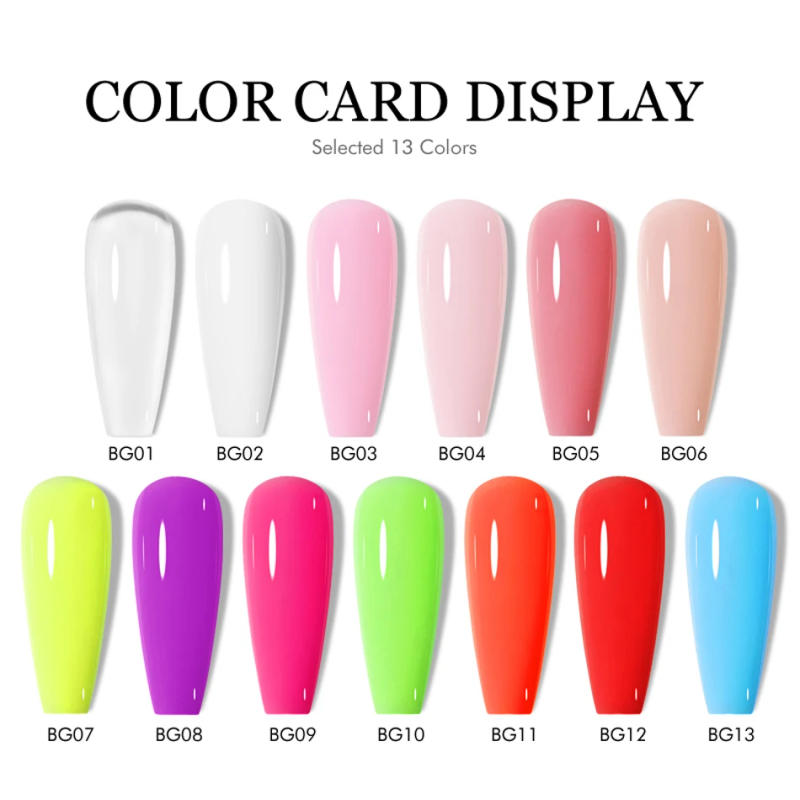 Description Picture 4 of itemCHUNSHU 6 IN 1 Extension UV Gel Polish In A bottle Builder Nail Gel Rubber Base Coat Semi Permanent Nails Art Self-leveling 15ML