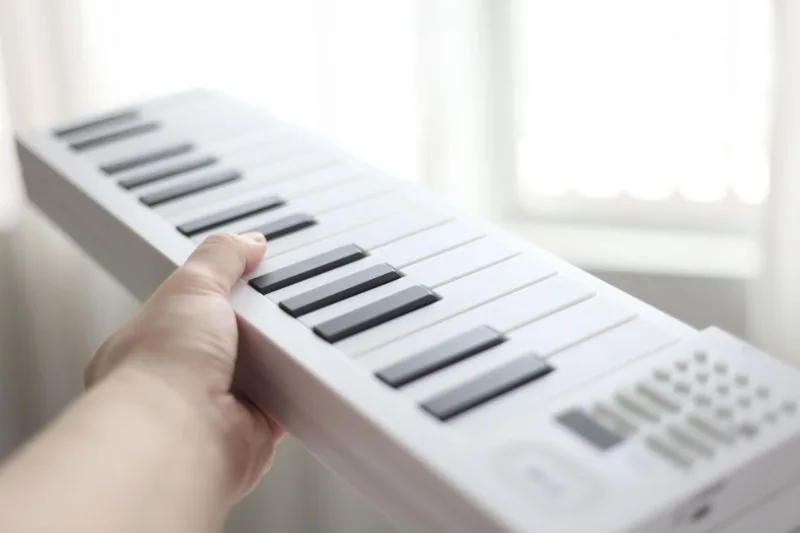 Description Picture 5 of itemPortable Foldable Electronic Organ 61-key Toy Piano Keyboard Musical Instrument Children's Exercise Professional Piano Quality