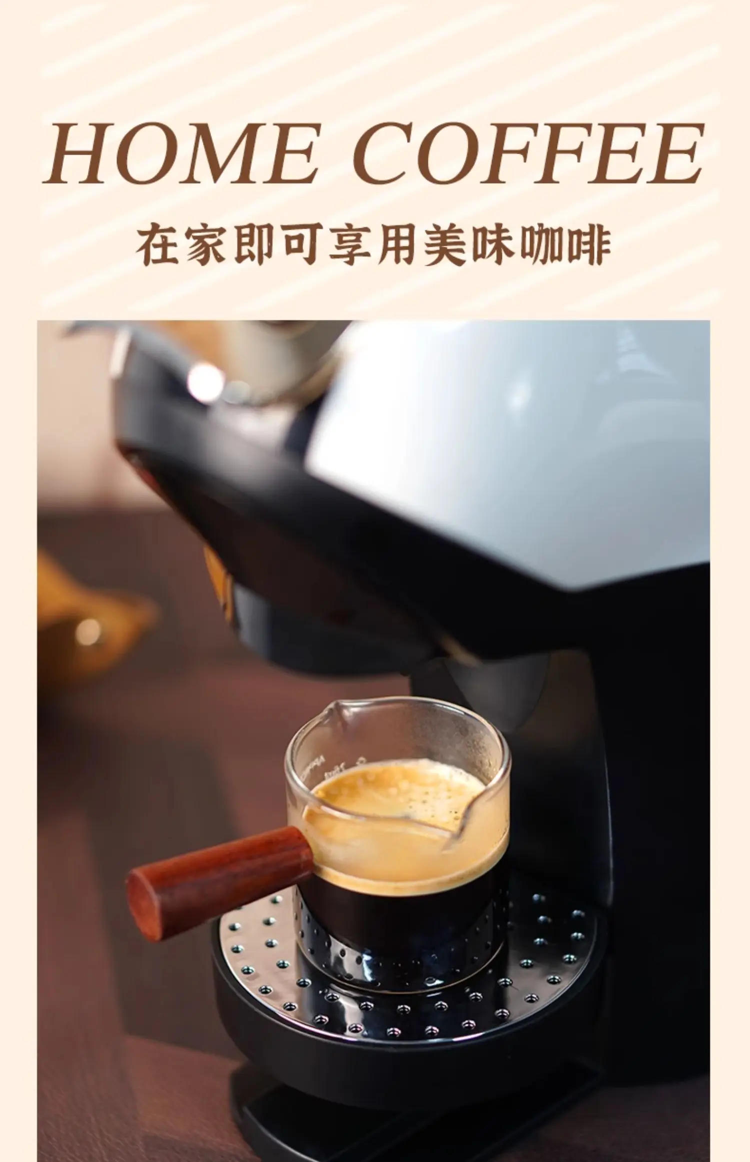 Description Picture 4 of item220V Home Automatic Capsule Coffee Machine Small Espresso Coffee Machine Coffee Powder, NS, DG Capsule 3 in 1 Edition Cafetera