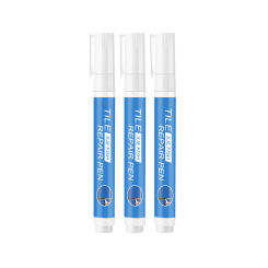 3pcs Tile Grout Paint Pen Waterproof Grout Pen White Tile Paint Marker Mildew-proof Tile Repair Beauty Pen Safety for Home Tools
