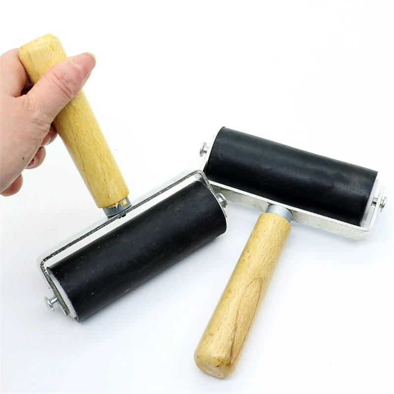 Description Picture 2 of itemProfessional Rubber Roller Ink Painting Printmaking Art Craft Projects Stamping Tool Paint