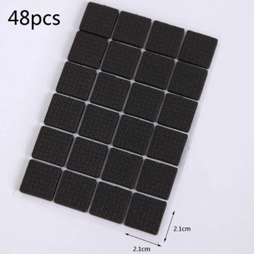 Self Adhesive Chair Foot Pad Anti-Slip Furniture Legs for Chair Table Protector Sofa Furniture Protection Cover Round Bottom