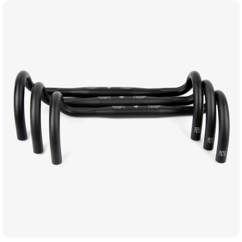 Description Picture 6 of itemUNO UltraLight Racing Road Bike Handlebar Bent Bar 25.4/31.8MM 360/380/400/420/440/460MM 6061 Aluminum Alloy Stem Handlebar