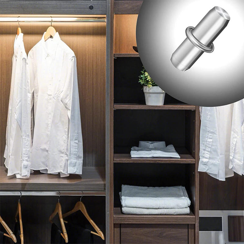 Description Picture 5 of itemBracket Shelf Support Pegs Sturdy Plated Pins 5x16mm Easy Installion For Cabinet Furniture Closet High Quality