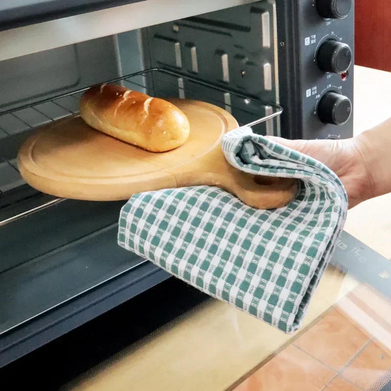 Description Picture 3 of itemTea Towels Home Fabrics Napkins Kitchen Towels Tea Towel Three Packs Cotton Yarn-dyed Towels Bathroom Hand Towel