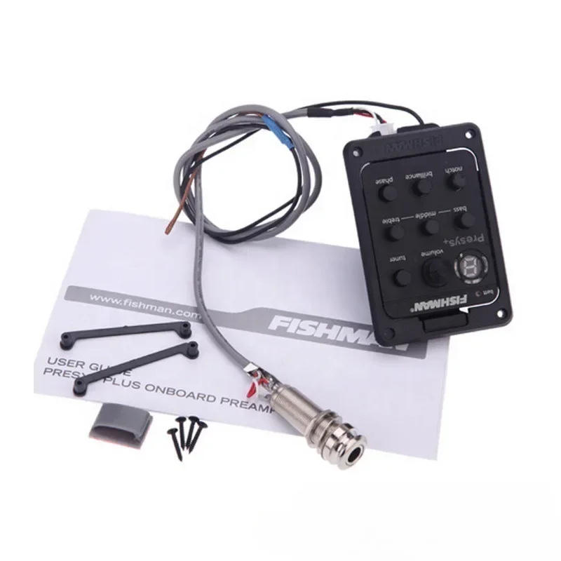 Description Picture 5 of item301/201 Pickup4 Band Acoustic Guitar Pickup with Tuner Presys 301/201 Mic Blend Preamp EQ Tuner Guitar Amplifier  Guitar Truss