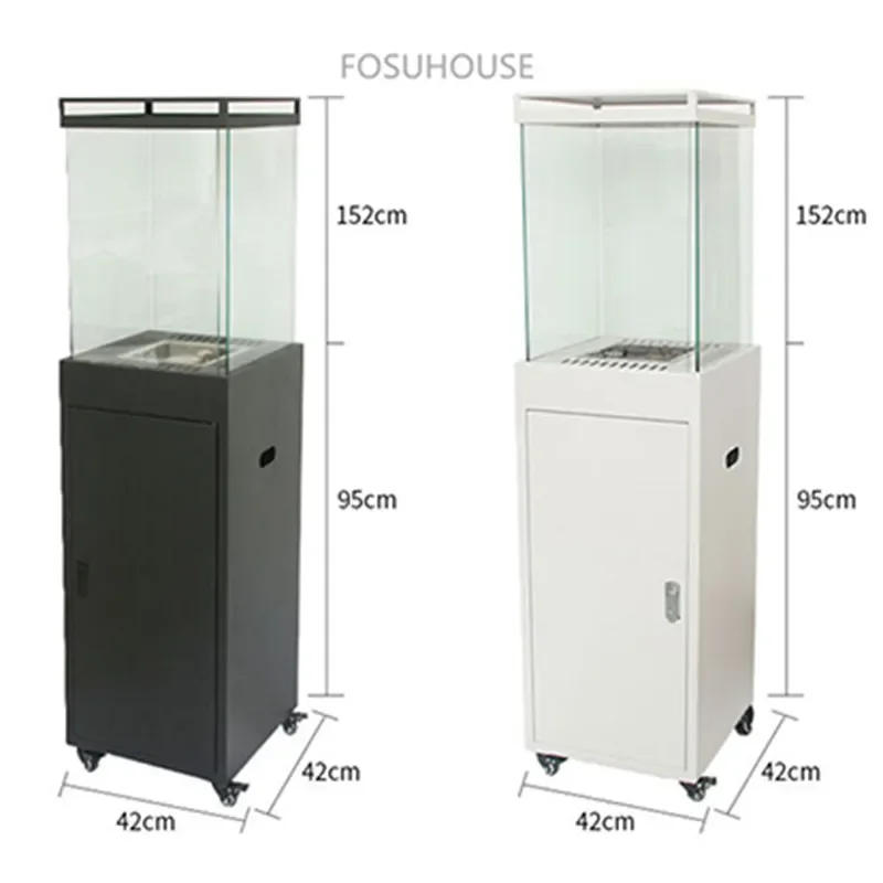 Description Picture 3 of itemModern Glass Heaters  Garden Supplie Outdoor Heating Stoves  Luxury Commercial Indoor Dining Room Real Fire Fireplace h