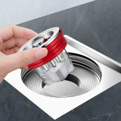 Anti Odor Bathroom Floor Drain Core Insect Prevention Colander Drain Cover large outfall Seal Stopper Sewer Strainer Plug