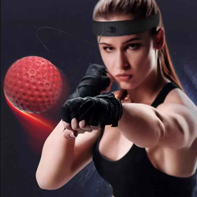 Description Picture 2 of itemBoxing Ball Punching Ball Speed Reaction Training Ball Home Fitness Exercise Boxing Equipment Gym Boxing Exercise Accessories