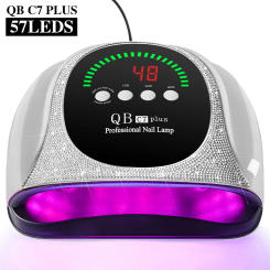 Professional Nail Dryer 57 LED Nail Art Lamp Diamond Drying Lamp with LCD Screen Can Quickly Cure All Nail Polish Gel Equipment