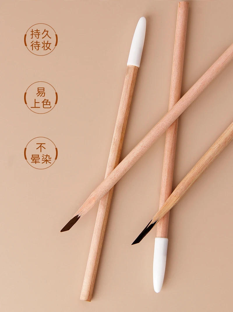 Description Picture 3 of itemMicroblading Wooden Permanent Eyebrow Pencil Tattoo Waterproof Art Tint Makeup Eye Brow Pen Enhancers