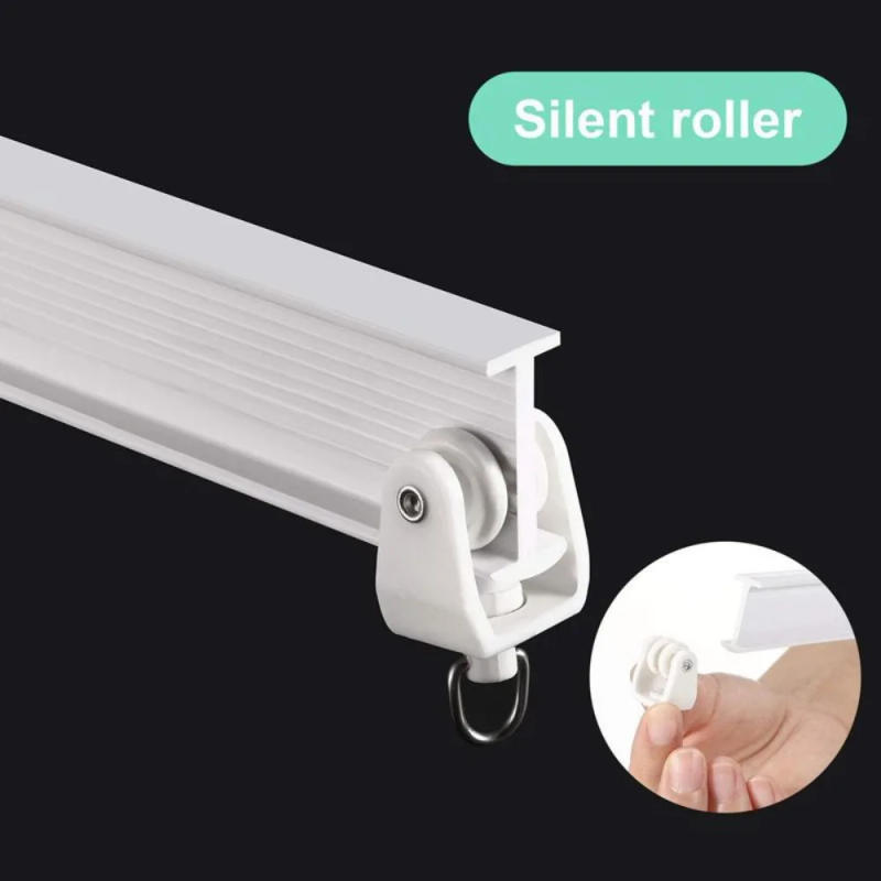 Description Picture 5 of itemCurtain Track Silencer Modern Style Curtains Curtain Rail Plastic Visible Track