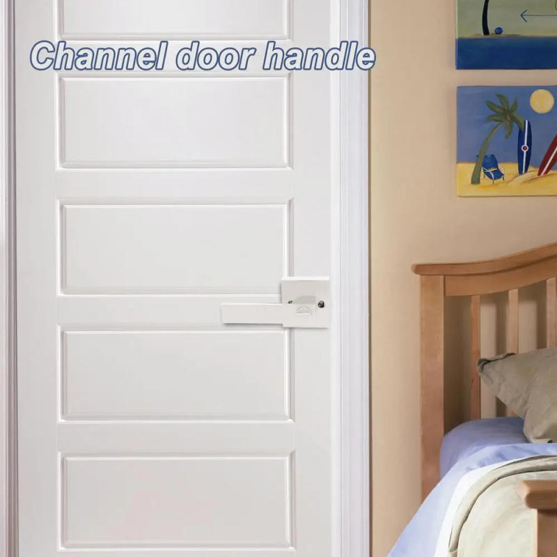 Description Picture 3 of itemPassage Door Levers Entrance Door Handle Lever Locks Square Handle Design 15-Piece Set Silver For Wardrobe Doors Schools Offices