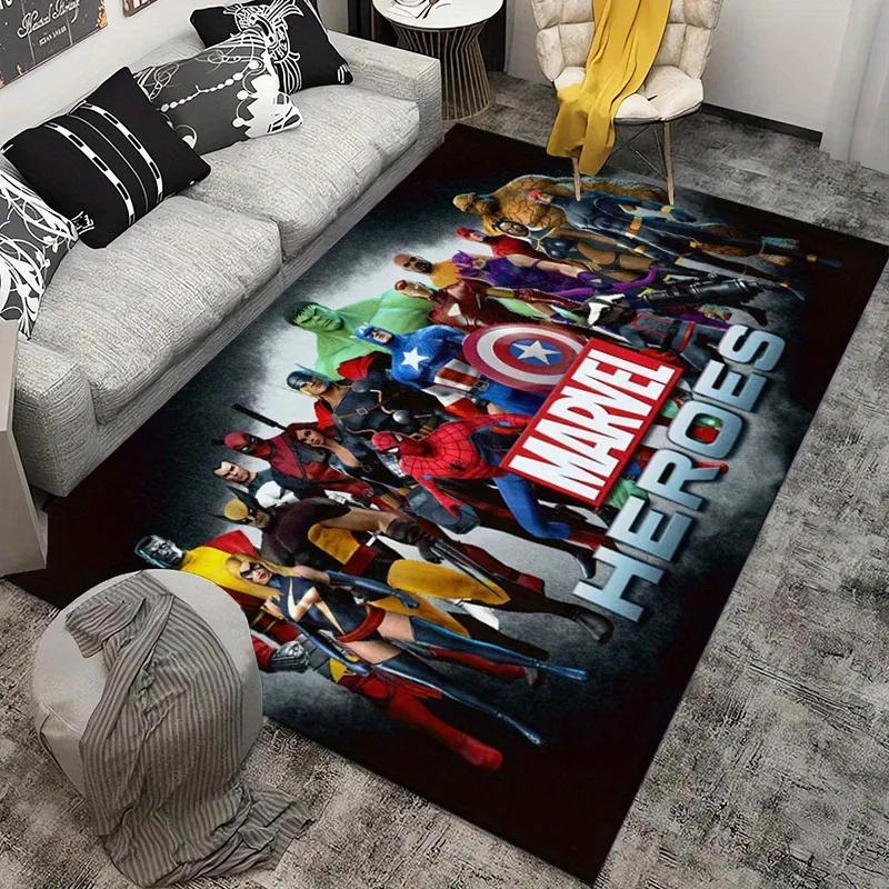 Description Picture 5 of itemMINISO Iconic Brand Heroes Themed Entrance Doormat Non-Slip Indoor & Outdoor Polyester Carpet for Home Decor Soft Mat Decoration Rug