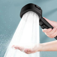 High Pressure Shower Head Water Saving 3-Modes Shower Heads Adjustable Water Massage Sprayer Bathroom Accessories 2025 NEW