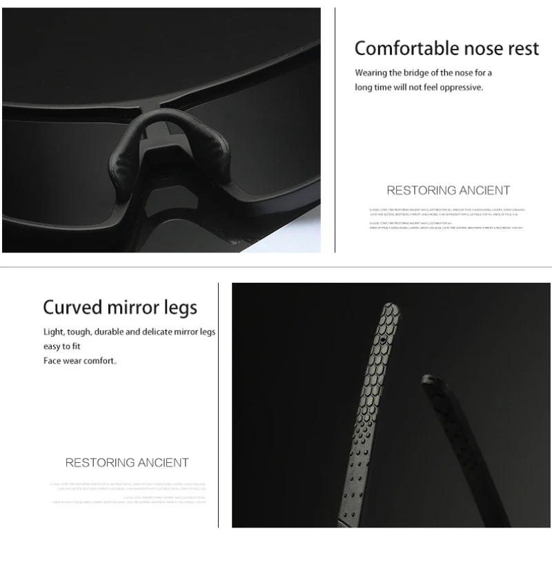 Description Picture 5 of itemPolarized Fishing Glasses for Men Women Driving Goggles Shades Male Sunglasses Hiking Sunglases Cycling Sunglasses UV400 Eyewear