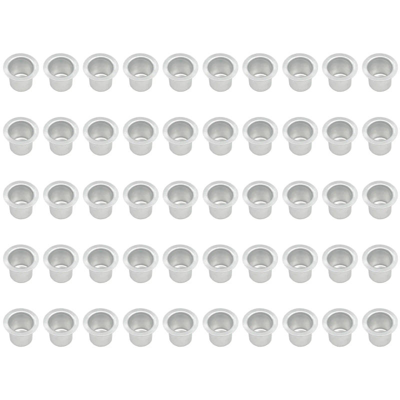 Description Picture 2 of item30/50pcs Candle Holder Simple Metal Candle Insert For Taper Candles Decorative Candles Holder Mini Decor Candlestick Accessories