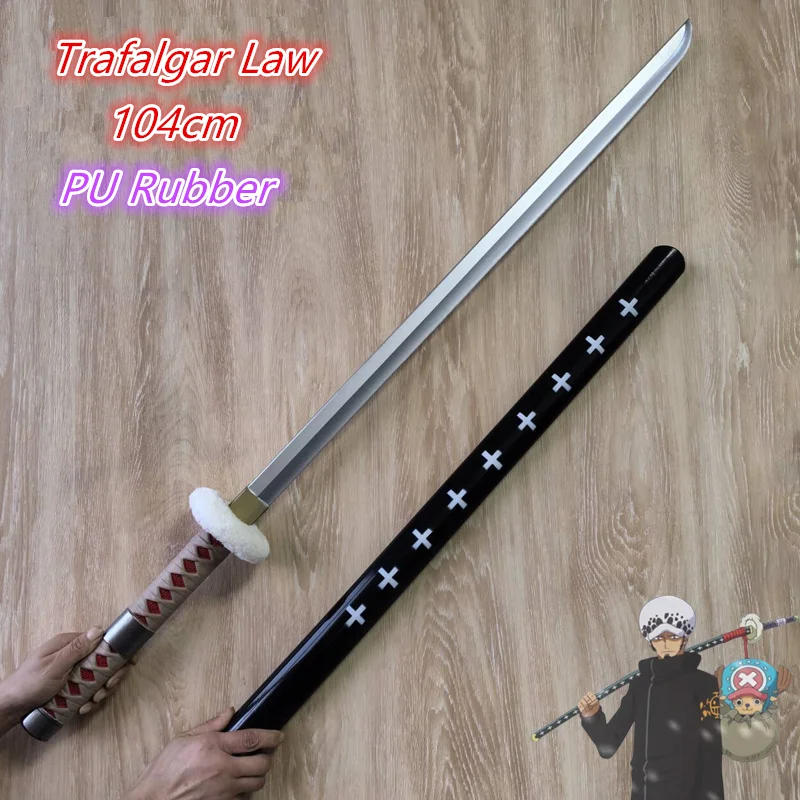 Description Picture 3 of itemCosplay Sword 1:1 Anime Wado Ichimonji Sword Weapon Katana Safety PU Samurai Sword Toy 104cm