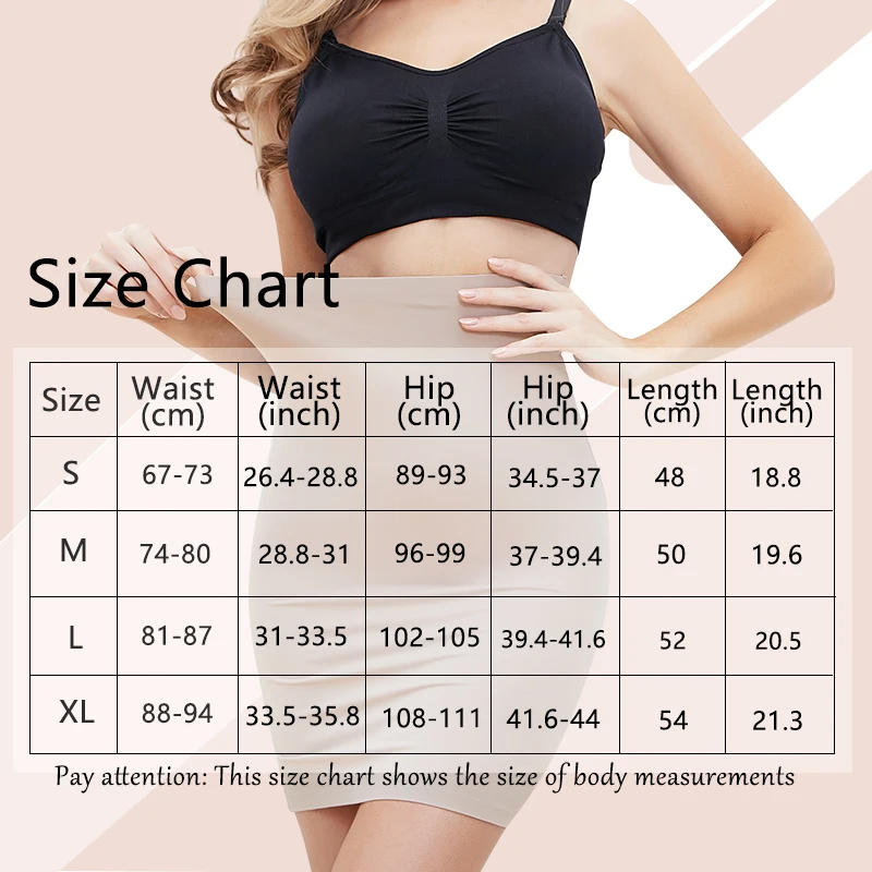 Description Picture 6 of itemWholesale Super Elastic Control Slips Women Slimming Underwear High Waist Body Shaper Tummy Control Panties Slip Modeling Corset