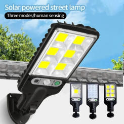 Solar Lights Outdoor COB/LED Solar Lamp With 3 Light Modes Waterproof RIR Motion Sensor Street Lamp for Garden Patio Path Yard