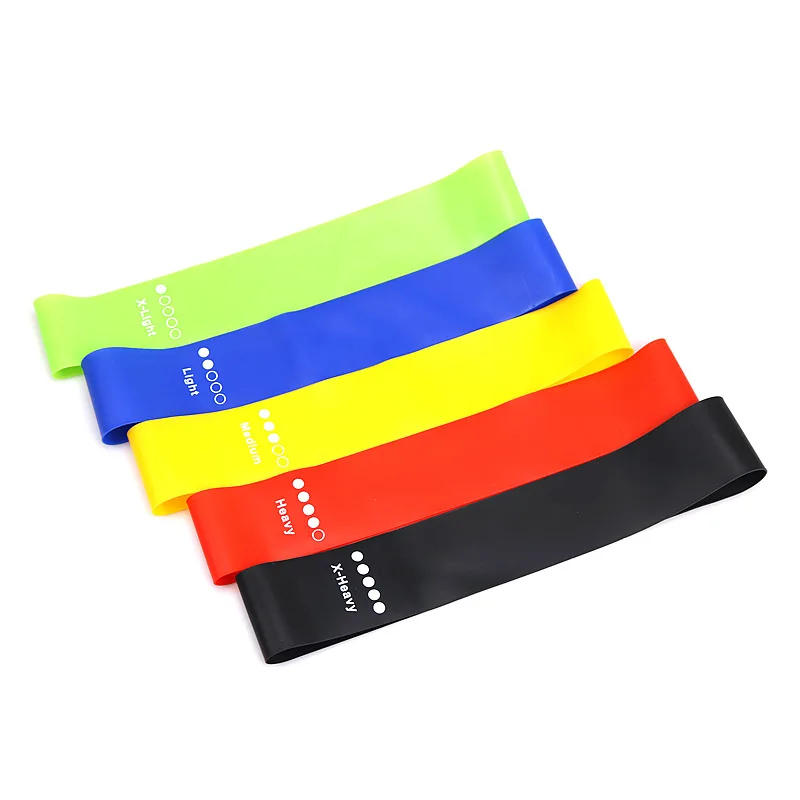 Description Picture 4 of itemYoga Belt Resistance Elastic Fitness Band Set Glute Training Strength Flexibility Squat Stretching Exercise Loop Home Workouts