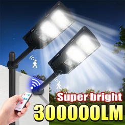 Super Powerful LED Solar Street Lights Outdoor Solar Lamp Motion Sensor 3 Mode Security Lamp Garden Garage Waterproof Wall Light