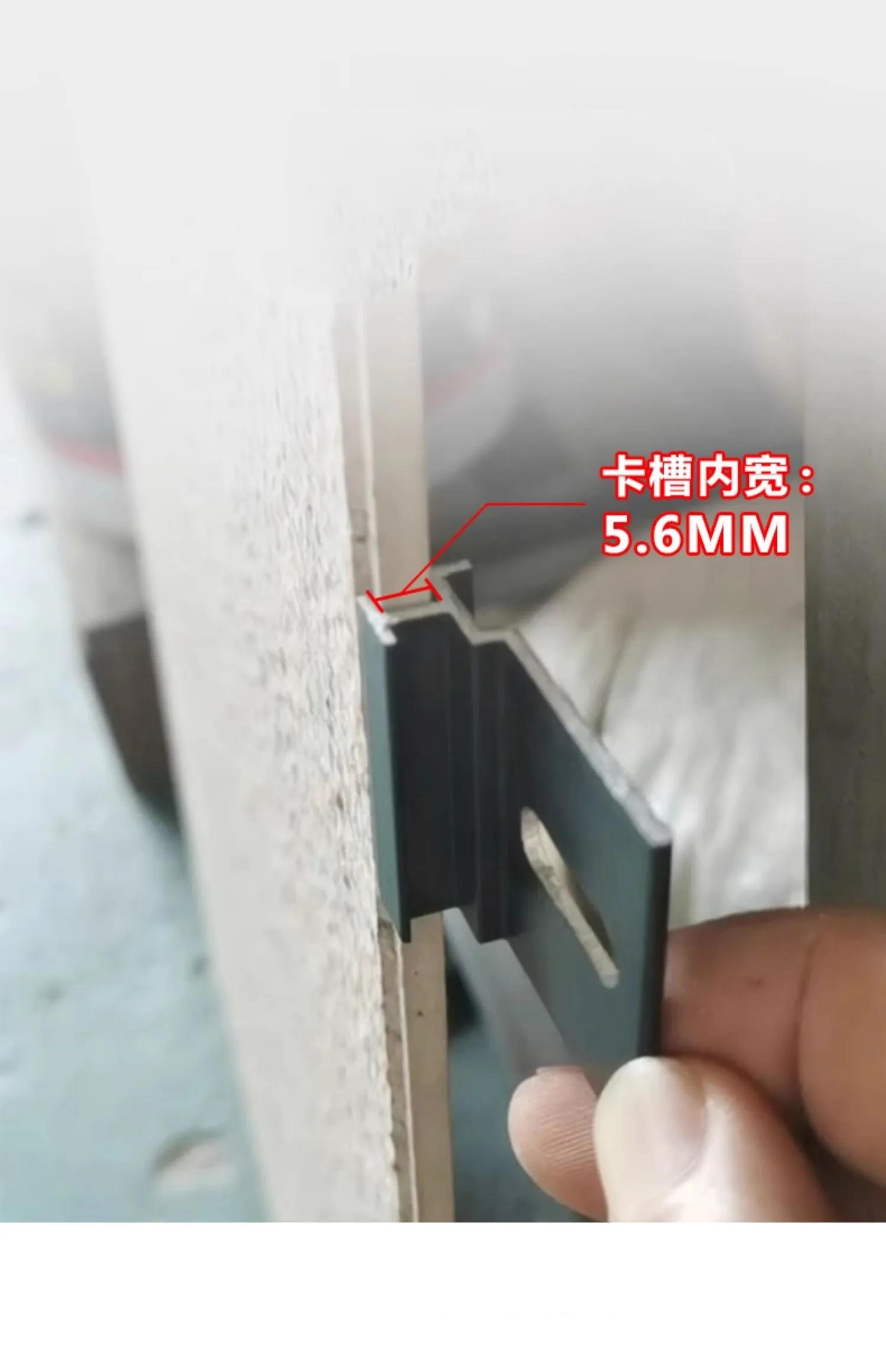 Description Picture 3 of item50pcs Ceramic Tile Hanging Fastener External Wall Thin Brick Fixing Clip Groove Buckle Tile Anti Falling Hook Hardware Fittings