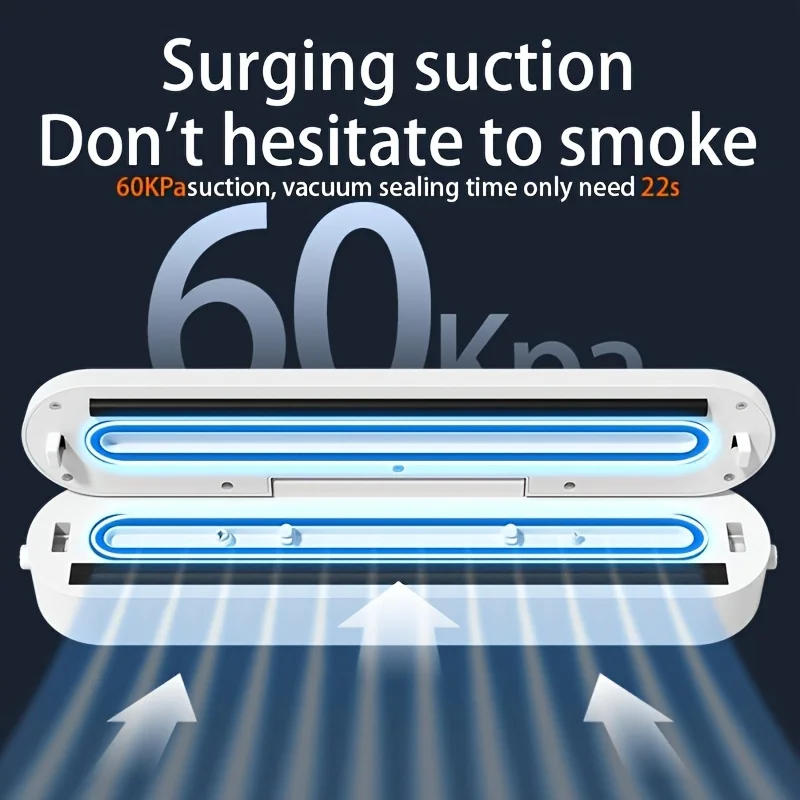 Description Picture 5 of itemAutomatic Vacuum Sealer Machine For Food Storage With 10pcs Free Food Saver Bags 220V Sealing Machine for Vacuum package