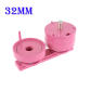 Pink 32mm Round