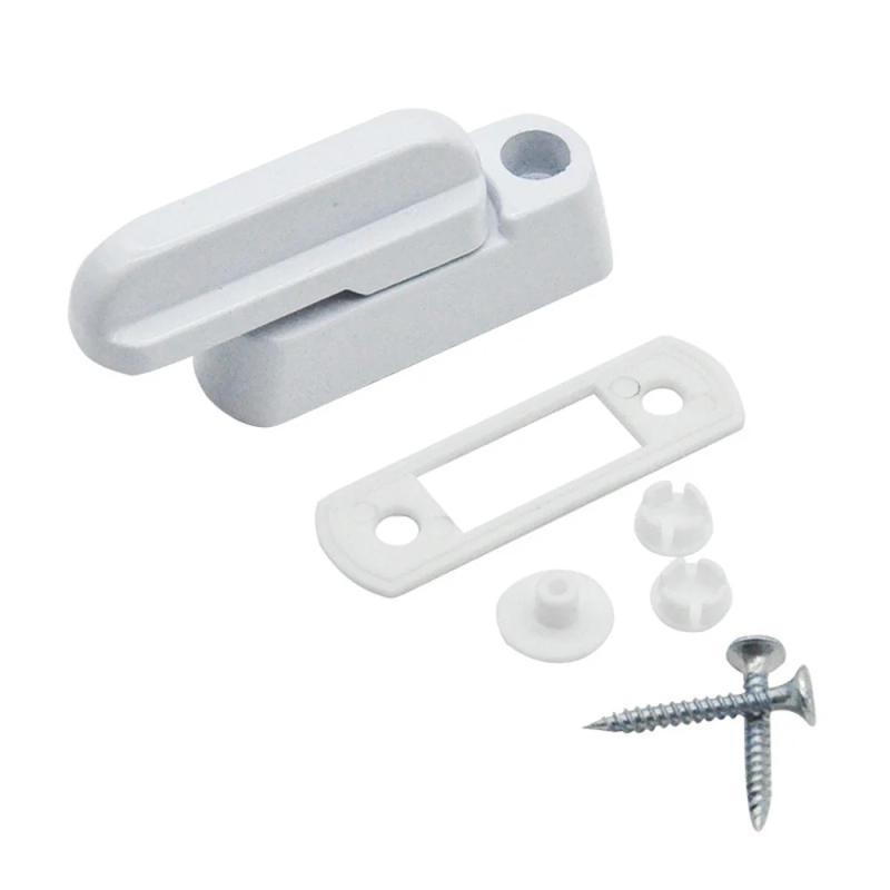 Description Picture 5 of itemPlastic+Stainless Steel+Zinc Alloy UPVC Child Safe Security Window Door Sash Lock Safety Lever Handle Sweep Latch Dropship