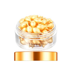 VEZE 30Pcs/Bottle Hyaluronic Acid Capsules Essence Moisturizing Anti-Aging Face Serum Spot Removing Whitening Cream Face Care