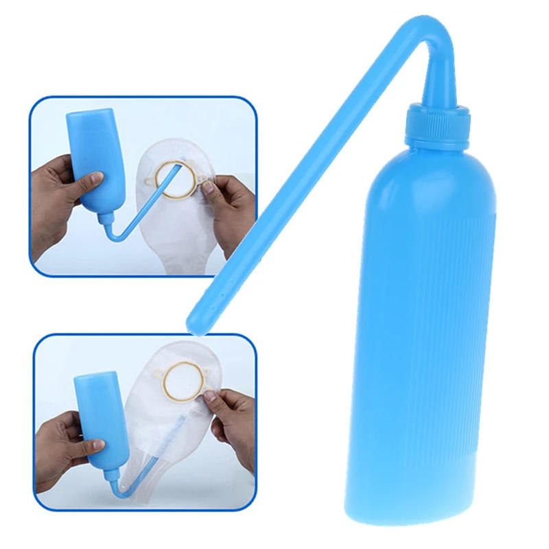 Description Picture 2 of item1Pc Ostomy Cleaner 350ml Ostomy Cleaner Bidet Anal Colostomy Wash Bottles Stoma Pouches Sprayer Ileostomy Bags Supplies