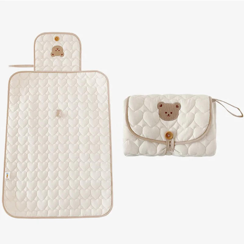 Description Picture 6 of itemFoldable Baby Diaper Changing Mat Nappy Pad Waterproof Infant Baby Items for Newborn Bedding Diaper Mattress Changing Cover Pad