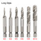 6Pcs Silver Long