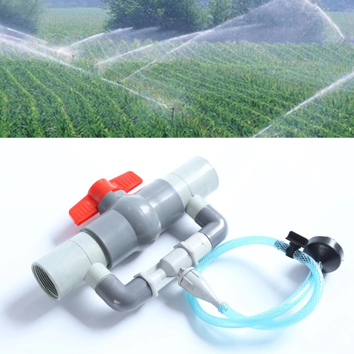 Description Picture 2 of item32/40/50/63mm Automatic Venturi Fertilizer Injectors Switch Filter Water Tube Device Watering Kits Garden Irrigation Supplies