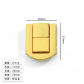2pcs golden-S